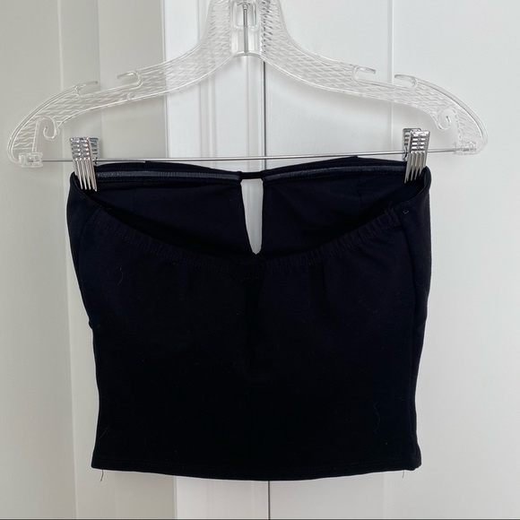 ❄️ Sparkle and Fade Black Cropped Tube Too​​​​​ - Picture 3 of 5